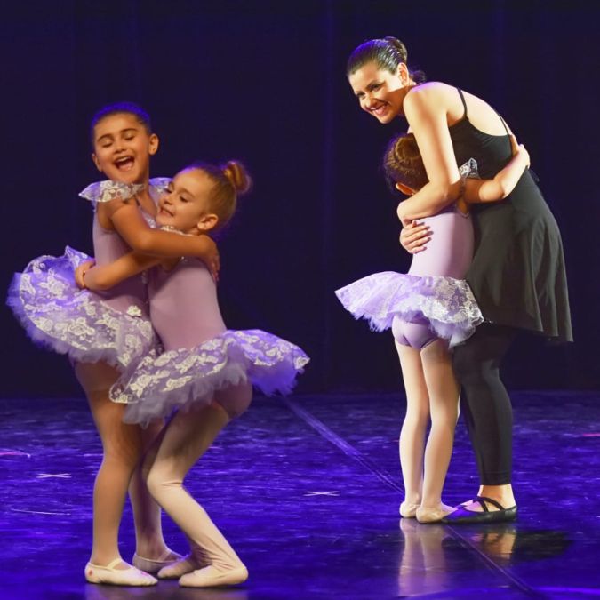 Turma de ballet infantil
